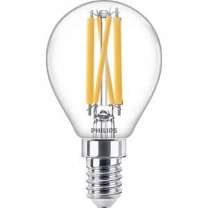 Philips Lighting 78023400 LED (monochrome) EEC A++ (A++ - E) E14 Droplet 4.5 W = 40 W Warm white (Ø x H) 45mm x 82mm dimmable (DimTone)