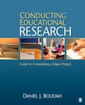Conducting educational research by Daniel J Boudah