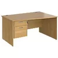 Dams International Wave Desk MP14WRP2O 1,400 x 725 x 800 - 990 mm