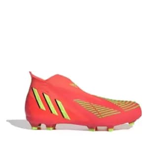 adidas Predator Edge+ Firm Ground Football Boots Kids - Red