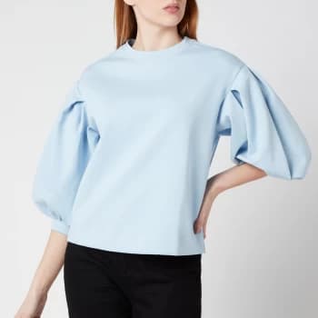 Ted Baker Womens Irissa Puff Sleeve Sweat - Pale Blue - UK 10