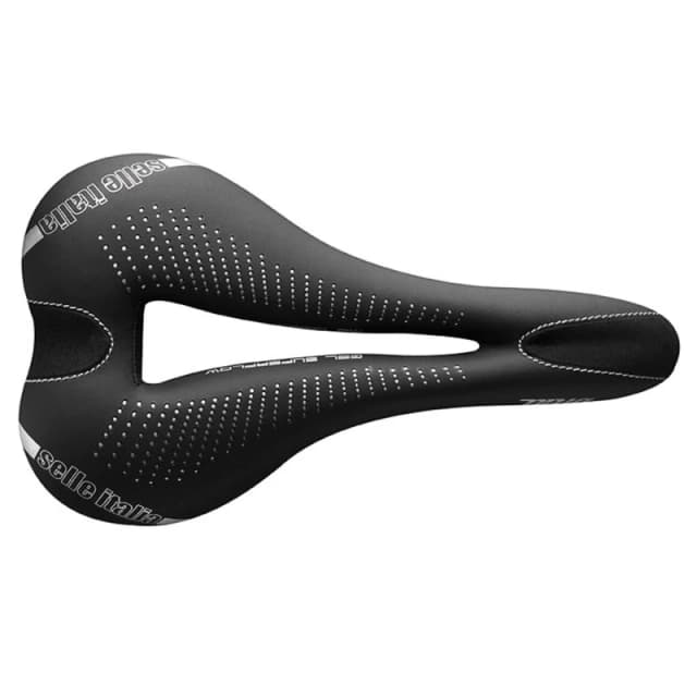 Selle Italia Diva Gel TI316 Superflow Womens Saddle S3 BLACK