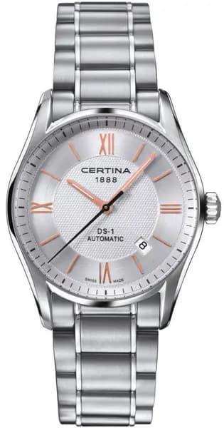 Certina Watch DS-1 Roman Automatic - Silver CRT-095