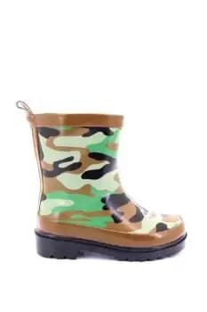 Camouflage Print Wellingtons