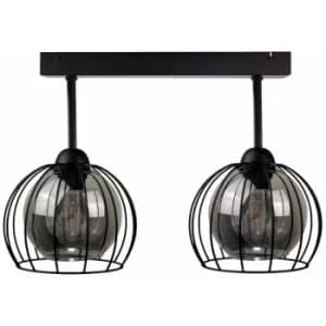 Keter Solo Semi Flush Light Black, 50cm, 2x E27