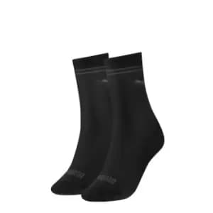 Puma 2 Pack Classic Socks Womens - Black