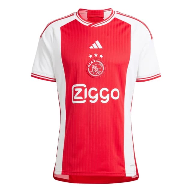 adidas Ajax Amsterdam Home 2023 2024 Jersey Adults - White White XL