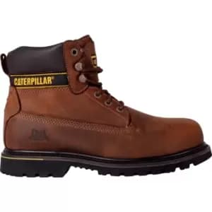 7041 Holton/T Mens Brown Safety Boots - Size 11