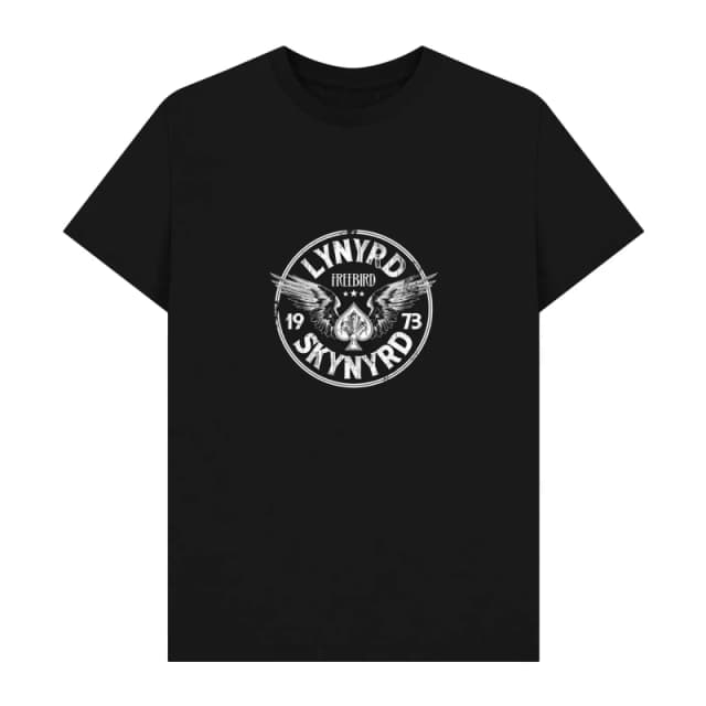 Lynyrd Skynyrd Mens Freebird T-Shirt in Black Size: Small Black Male S