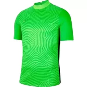 Nike Gardien Short Sleeve Goalkeeper T-Shirt Mens - Green