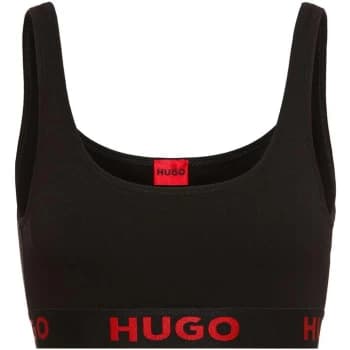 Hugo Sporty Logo Bralette - Black