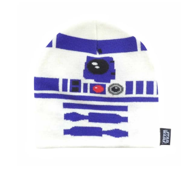 Star Wars R2-D2 Face Knitted Beanie White unisex