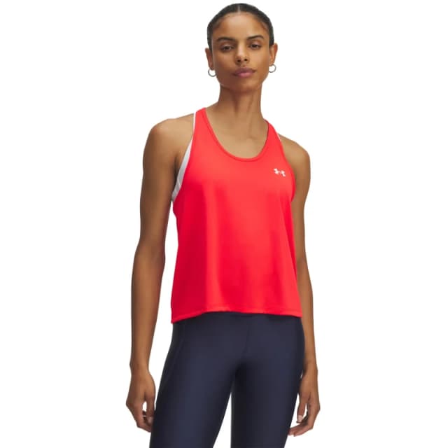 Womens tank top Under Armour Tech Swing Rouge Female L