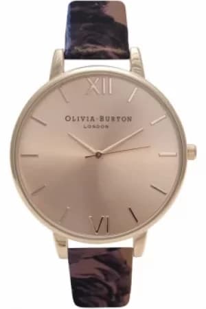Ladies Olivia Burton Painterly Prints Floral Printed Strap Watch OB15PP07
