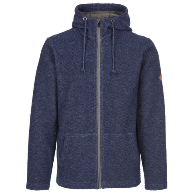 Trespass Trespass Men Scawton Zipped Hoodie in Navy Size: Small Navy S Male 5063107377760