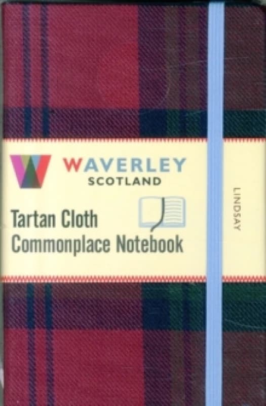 Waverley (M): Lindsay Tartan Cloth Pocket Commonplace Notebook Hardback