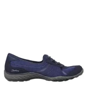 Skechers Scooped Bungee Slip On Trainers Ladies - Blue