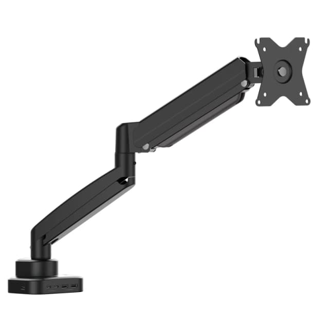 J5CREATE Single Arm Full Motion 17-32" Monitor Desk Mount with Docking Station 4712795088281