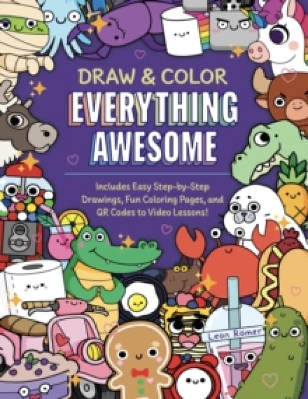 Draw and Color Everything Awesome. Paperback. By Leon Romer Books