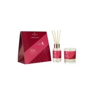 Wax Lyrical Homescenter Vanilla & Cashmere Scented Candle & Reed Diffuser Gift Set