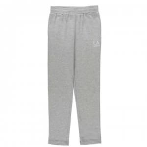 LA Gear Interlock Pants Junior Girls - Grey Marl