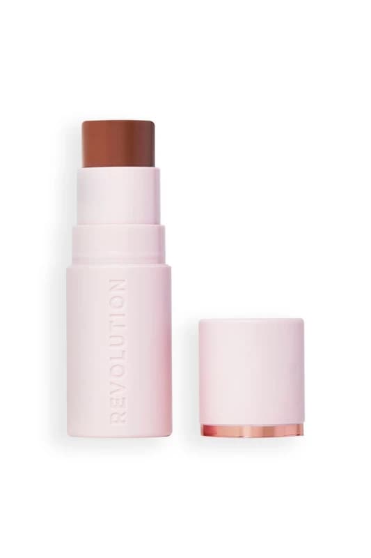 Revolution Womens Skin Silk Bronzer Stick 4.8g in Tan Caramel Tan Caramel Female