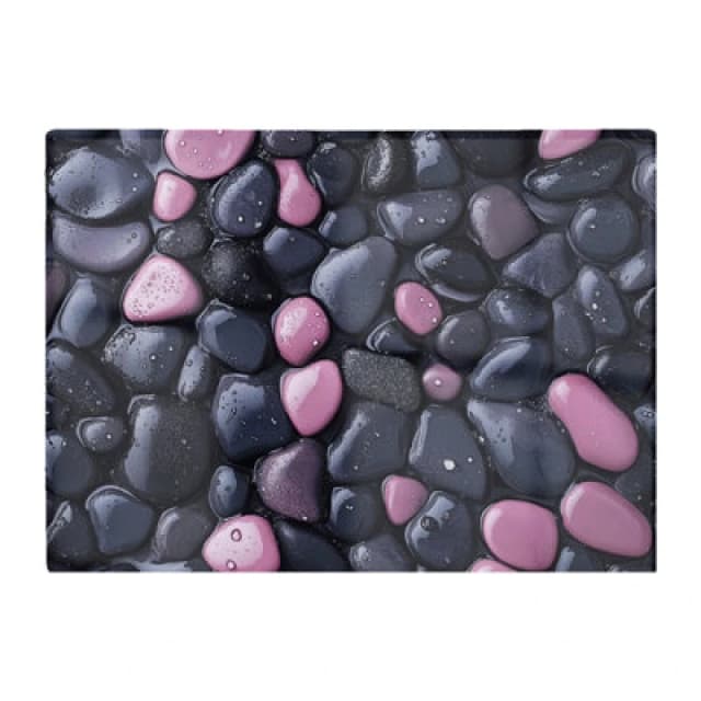 Warren Reed Designer Blush And Charcoal Pebble Mix Chopping Board