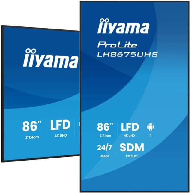 iiyama LH8675UHS-B2AG Signage Display Digital signage flat panel 2.17