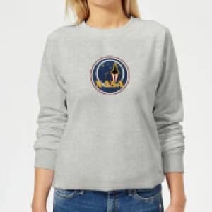 NASA JM Patch Womens Sweatshirt - Grey - L