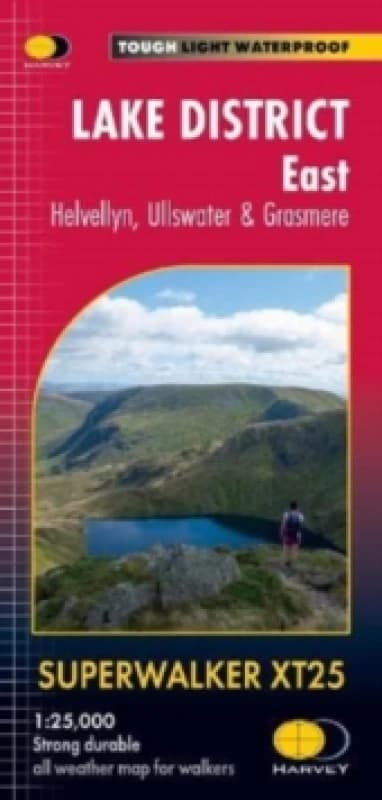 Lake District East : Helvellyn, Ullswater & Grasmere Sheet map, folded