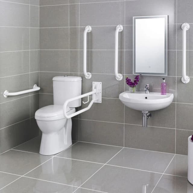 nuie Doc M Toilet and Basin Pack White DOCMP001