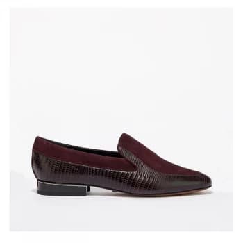 Reiss Nina Loafers - Purple Calf