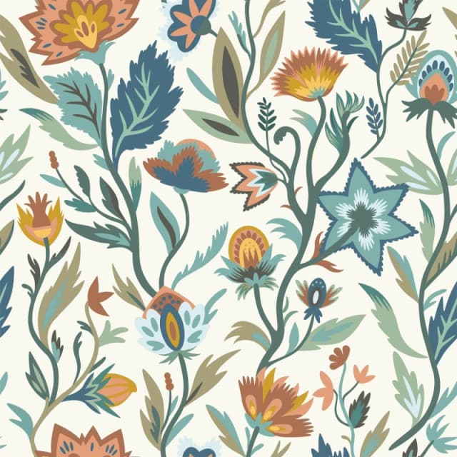 Arthouse Lush Paradise Blue Wallpaper Blue unisex One Size