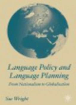 Language Policy and Language Planning by S. Wright Paperback