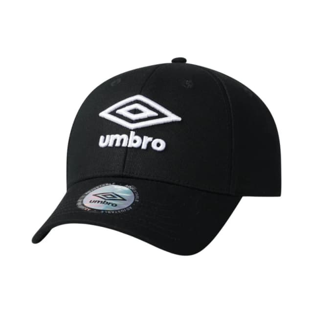 Umbro Womens 3D Logo Baseball Cap in Black Female One Size