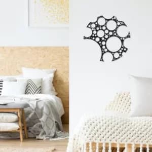 Cheese Black Decorative Metal Wall Accessory