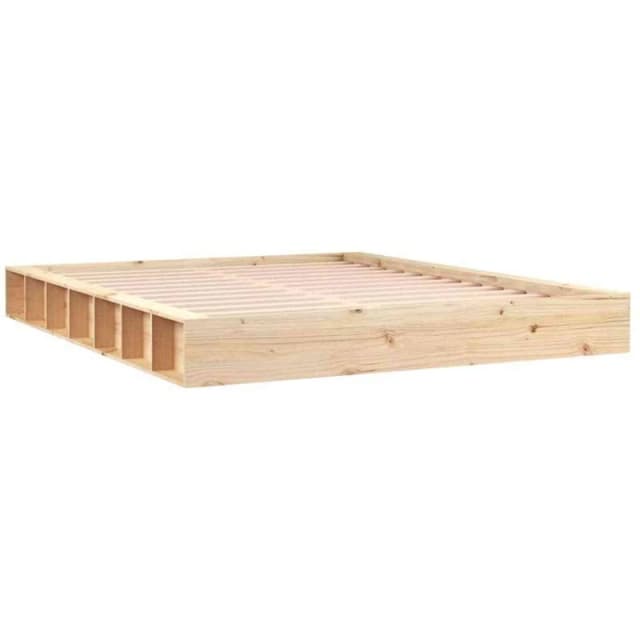VIDAXL Vidaxl - Bed Frame without Mattress 150x200cm King Size King Size Solid Wood 8720287135593