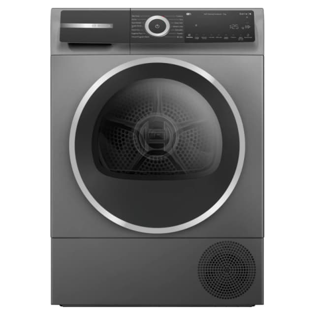 Bosch Series 6 WQH246DRGB 9Kg Heat Pump Tumble Dryer - Cast Iron Grey - A+++ Rated