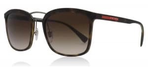Prada Sport PS03SS Sunglasses Havana Rubber U616S1 56mm