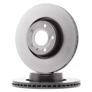 PAIR PAINTED BREMBO BRAKE DISCS 09.9540.11