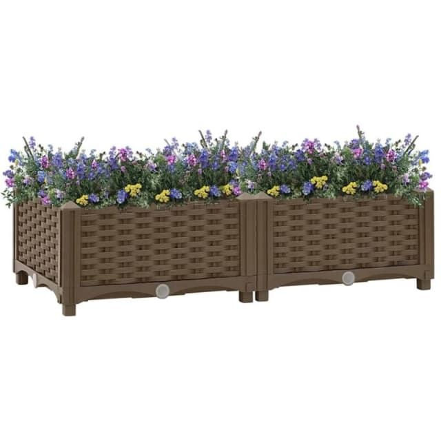 VIDAXL Raised Bed 80x40x23cm Polypropylene Vidaxl 8720286493052