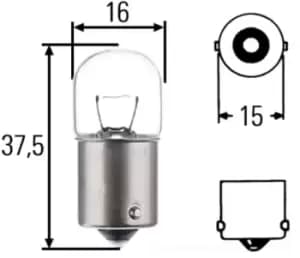 MAGNETI MARELLI Light Bulbs R5W 004627100000 Bulb, licence plate light MERCEDES-BENZ,VOLVO,VARIO Kasten/Kombi,Vario Pritsche / Fahrgestell