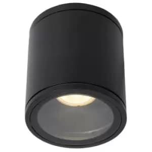 Lucide Lighting - Lucide aven - Surface Mounted Ceiling Spotlight Bathroom - Ø9cm - 1xGU10 - IP65 - Black