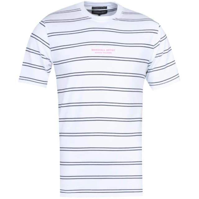 Marshall Artist Marshall Artist Twin Stripe Nautics T-Shirt - White White XS