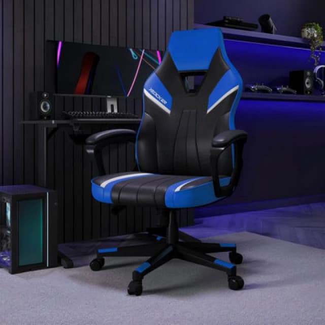 X Rocker Tempest Ergonomic PC Office Gaming Chair - Blue 2025239