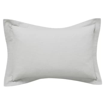 Bedeck of Belfast Nika Oxford Pillowcase - SILVER