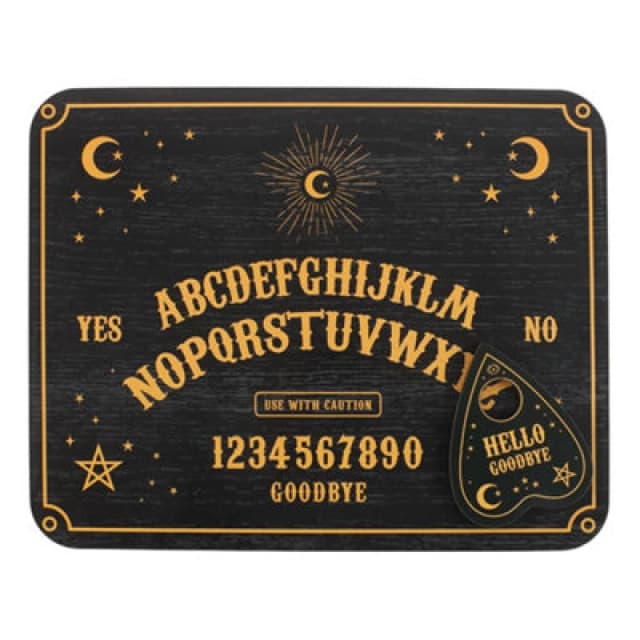 Something Different Something Different Planchette Talking Board in Black One Size Unisex 5063652156346