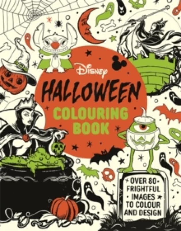 Disney Halloween Colouring Book : Over 80 spooky images to colour and design Paperback / softback