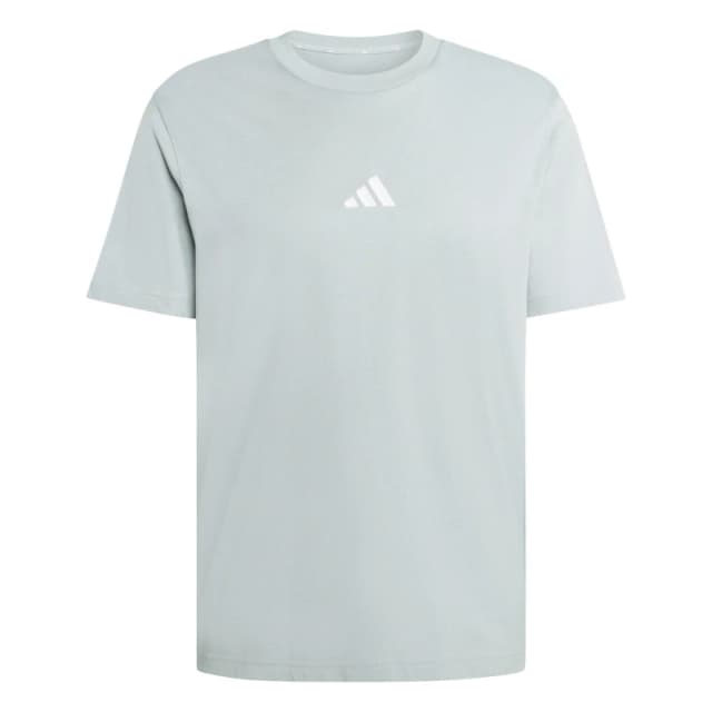 adidas Essentials Single Jersey Logo T-Shirt Mens Sage SL male XL