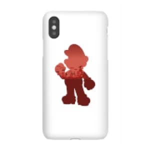 Nintendo Super Mario Mario Silhouette Phone Case - iPhone X - Snap Case - Gloss